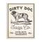 Stupell Industries Dirty Dog Soap Co Vintage Sign Wall Art